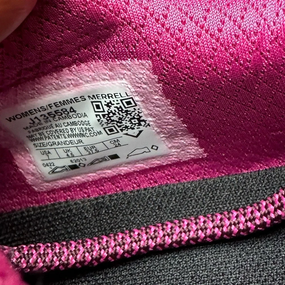 Merrell Women’s Fuchsia Bravada Edge Running Sneakers Shoes - Picture 10 of 16